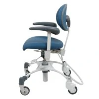 VELA stol Medium træningsstol med bremse afspritbar-venstre